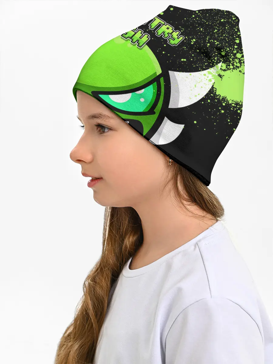 Детская шапка / Geometry Dash