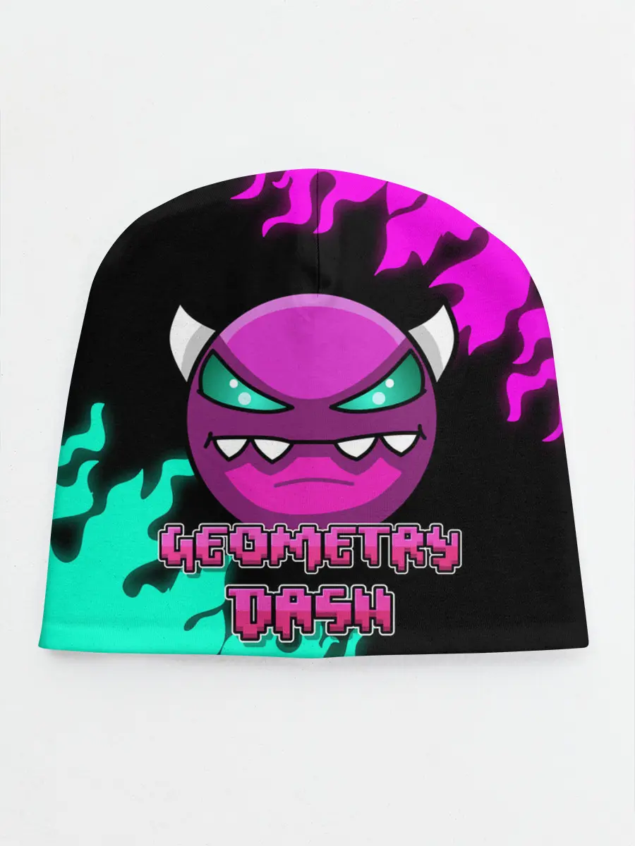 Детская шапка / Geometry Dash
