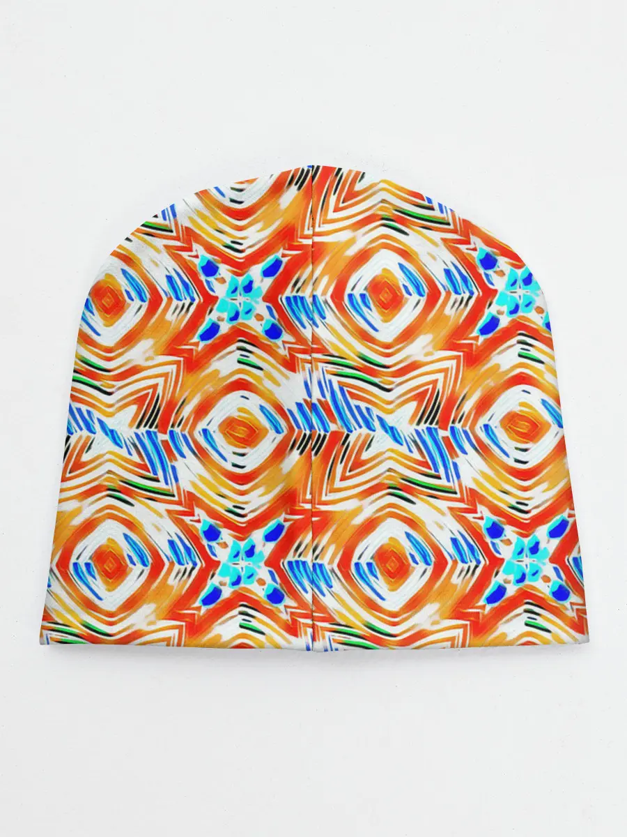 Детская шапка / Летний абстрактный узор