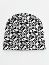 Детская шапка / Черно-белый абстрактный узор