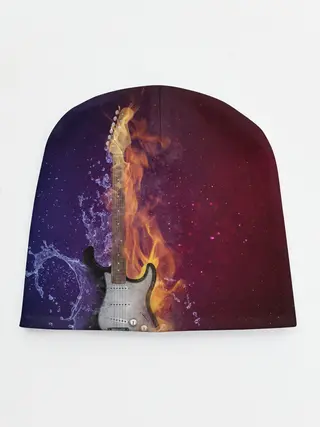 Детская шапка / Гитара - Огонь и вода