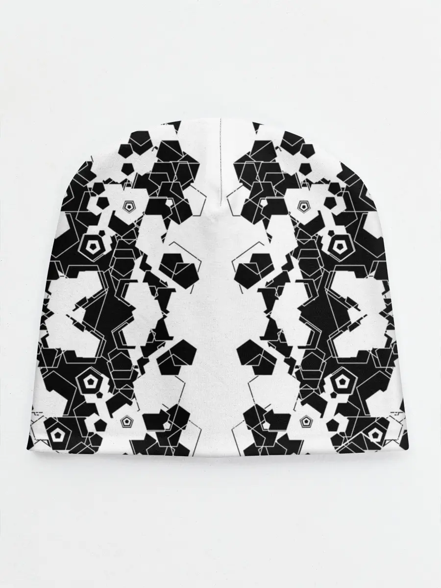 Детская шапка / пятиугольники абстракция