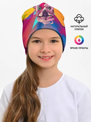 Детская шапка / Собака с молнией