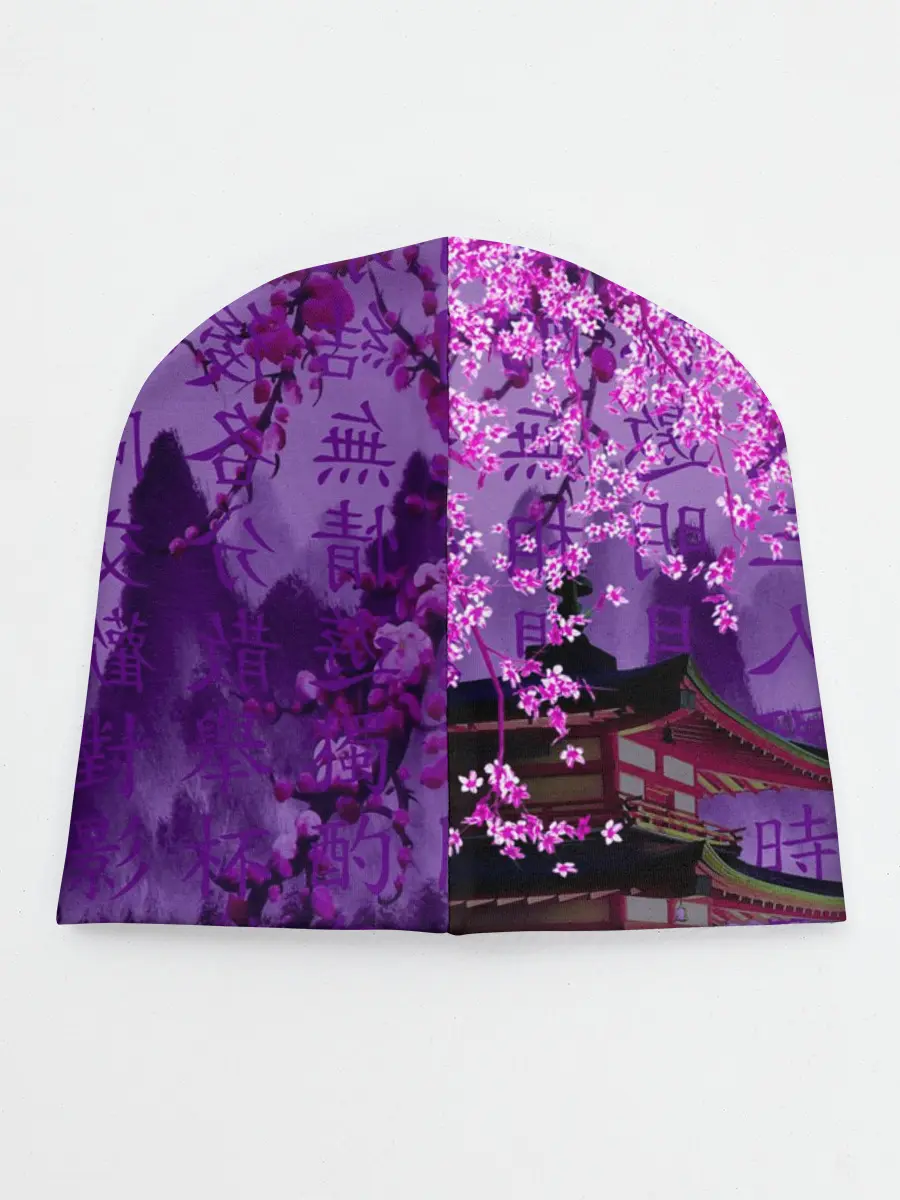 Детская шапка / фиолетовый китай