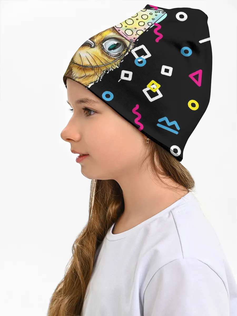 Детская шапка / Котик