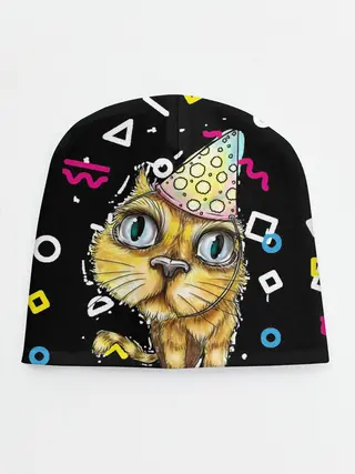 Детская шапка / Котик