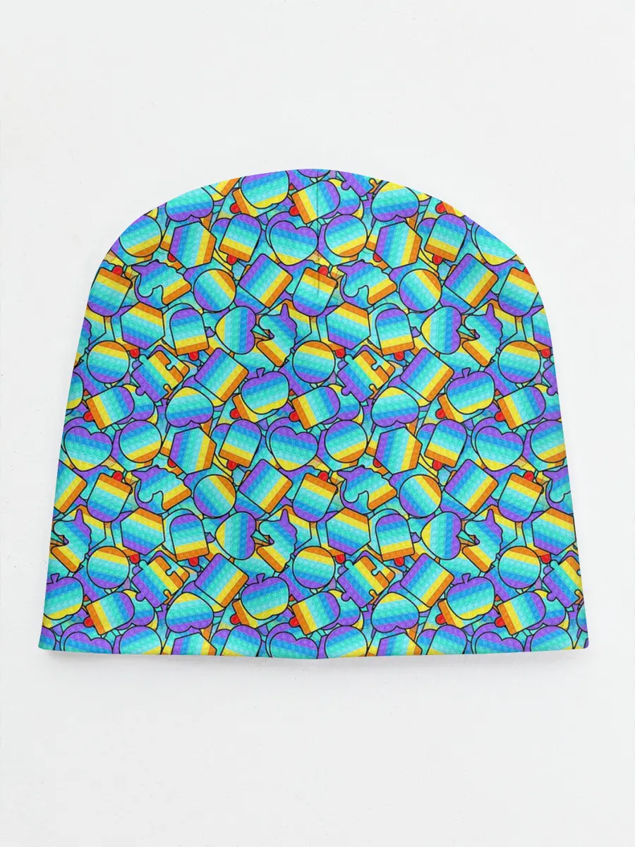 Детская шапка / POP IT MIX | ПОП ИТ