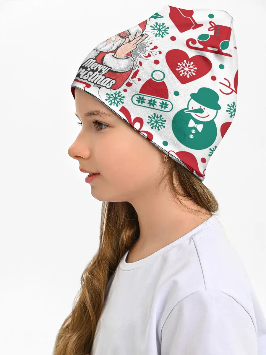 Детская шапка / Merry Christmas3D