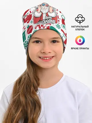 Детская шапка / Merry Christmas3D