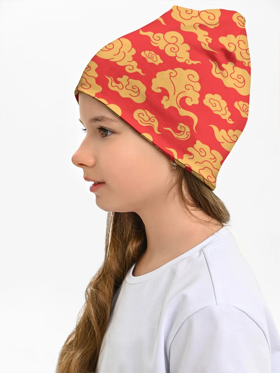 Детская шапка / Западный узор облаков