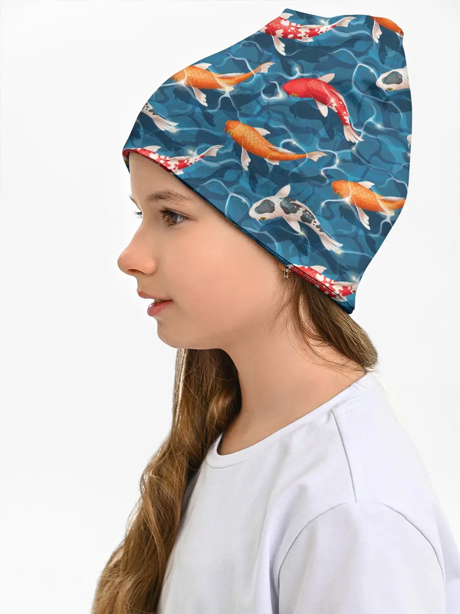 Детская шапка / Японские карпы