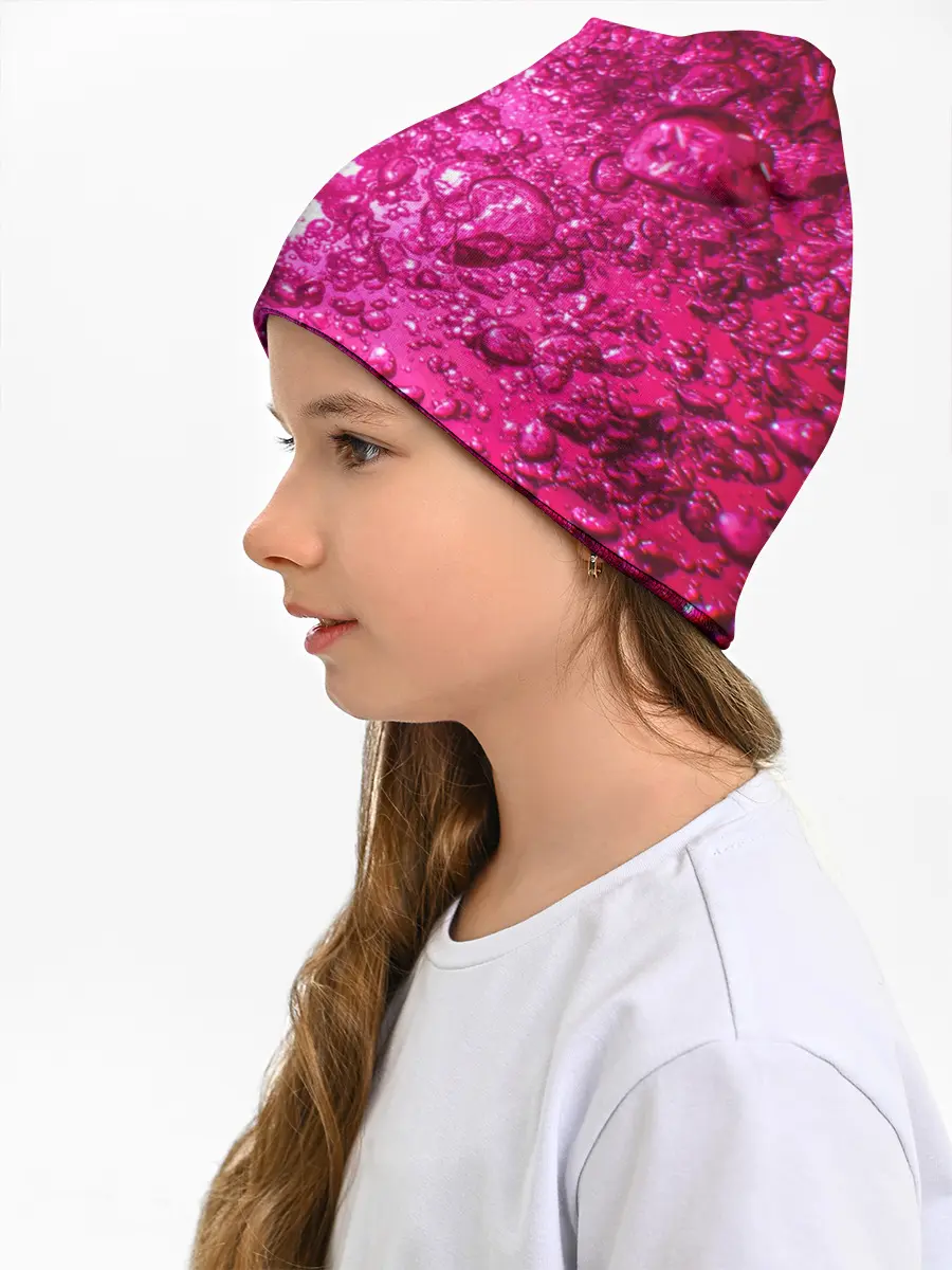 Детская шапка / Розовые Пузырьки