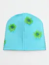 Детская шапка / Зеленые Цветочки