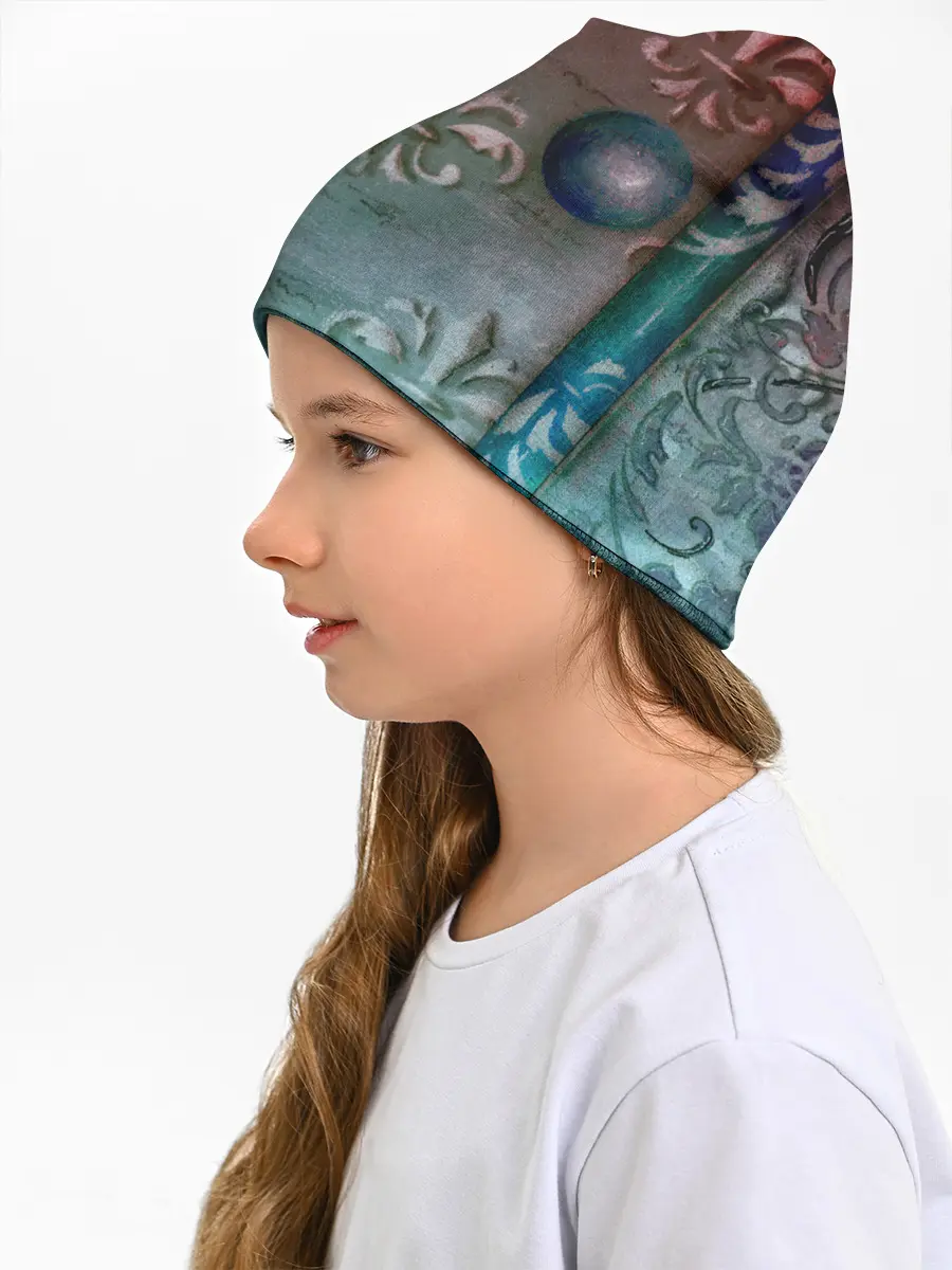 Детская шапка / Объемная абстракция - Флер-де-лис