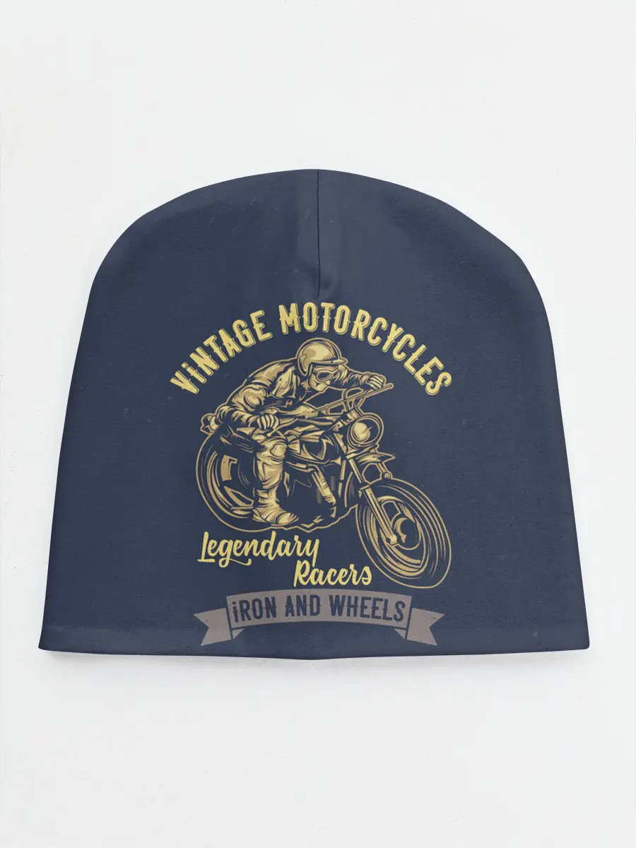 Детская шапка / Винтажные мотоциклы