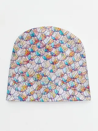 Детская шапка / Разноцветная чешуя