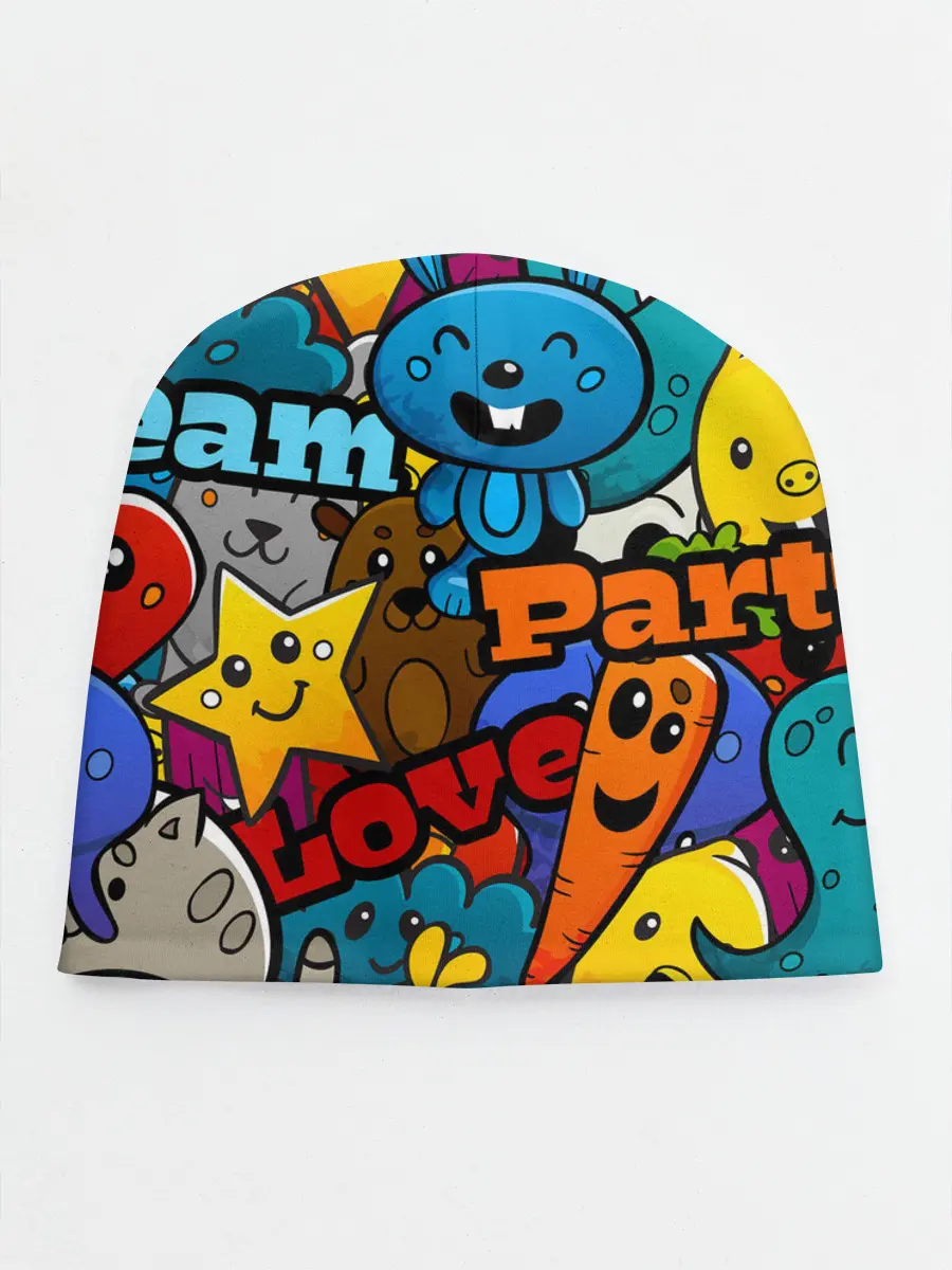 Детская шапка / LOVE | PEACE | PARTY