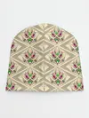 Детская шапка / Арт деко на бежевом фоне