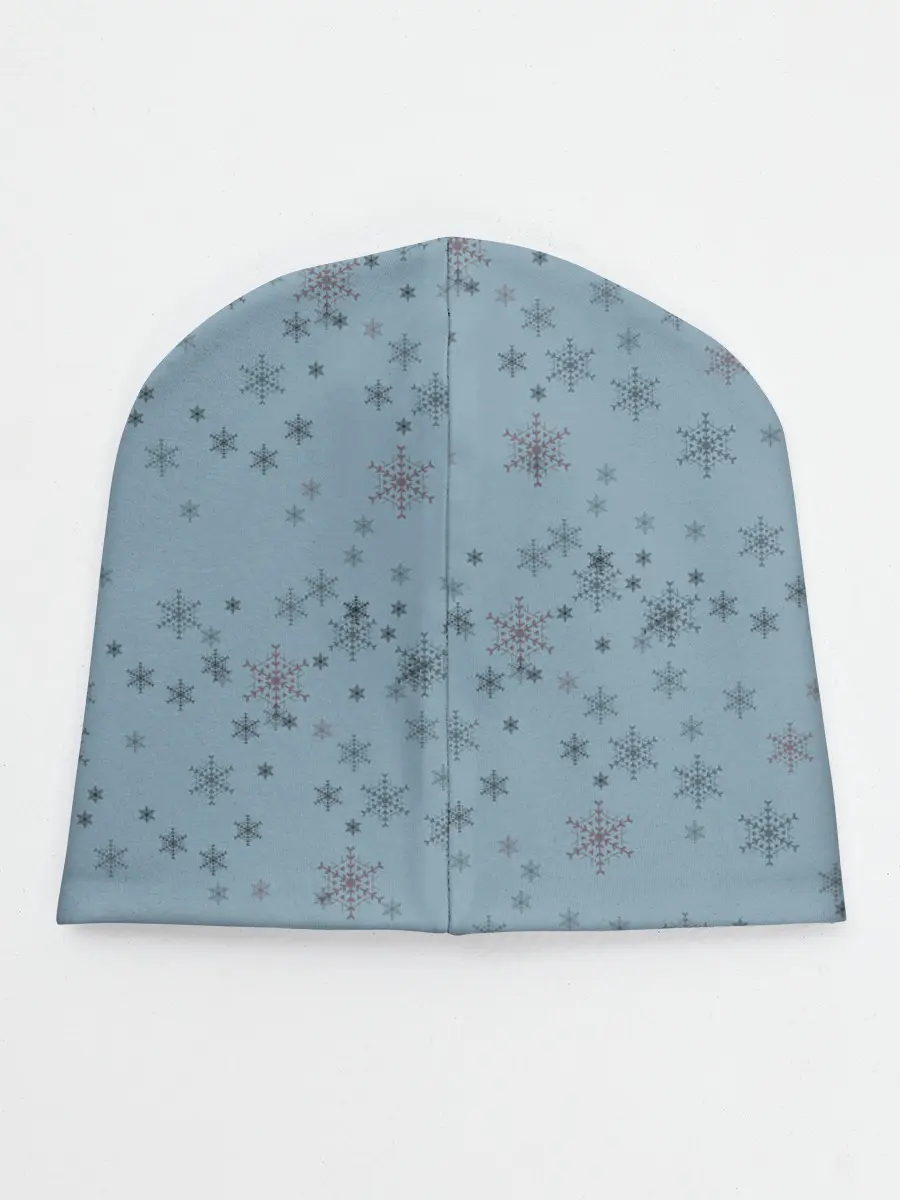 Детская шапка / Зима снежинки