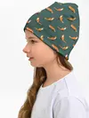 Детская шапка / Лисы паттерн