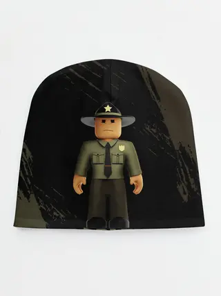 Детская шапка / ШЕРИФ | РОБЛОКС