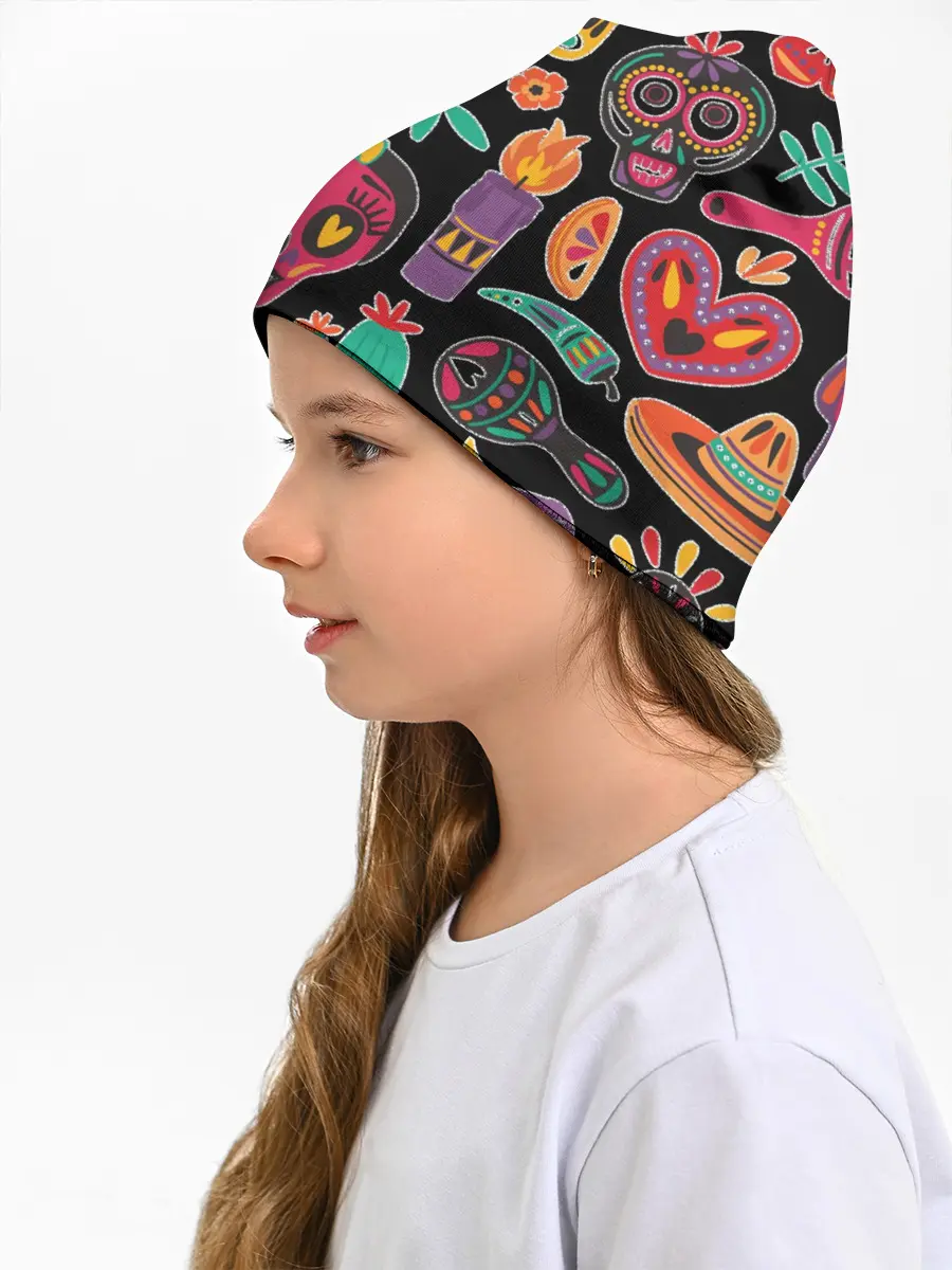 Детская шапка / Весёлый и бодрый Хэллоуин