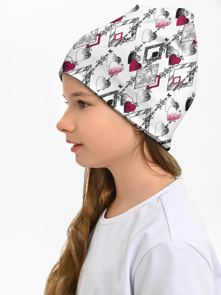 Детская шапка / Абстрактный современный узор