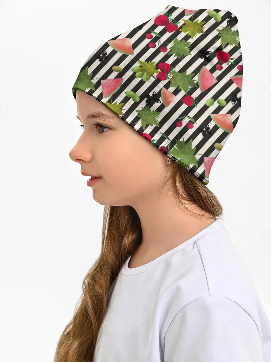 Детская шапка / Ягодно-арбузный микс