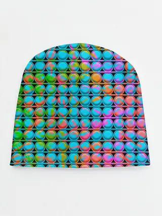 Детская шапка / POP IT | Взрыв Красок
