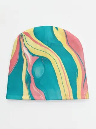 Детская шапка / осенний красочный развод