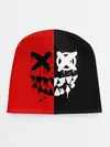 Детская шапка / Smail Black and red