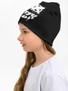 Детская шапка / Smail Black and red