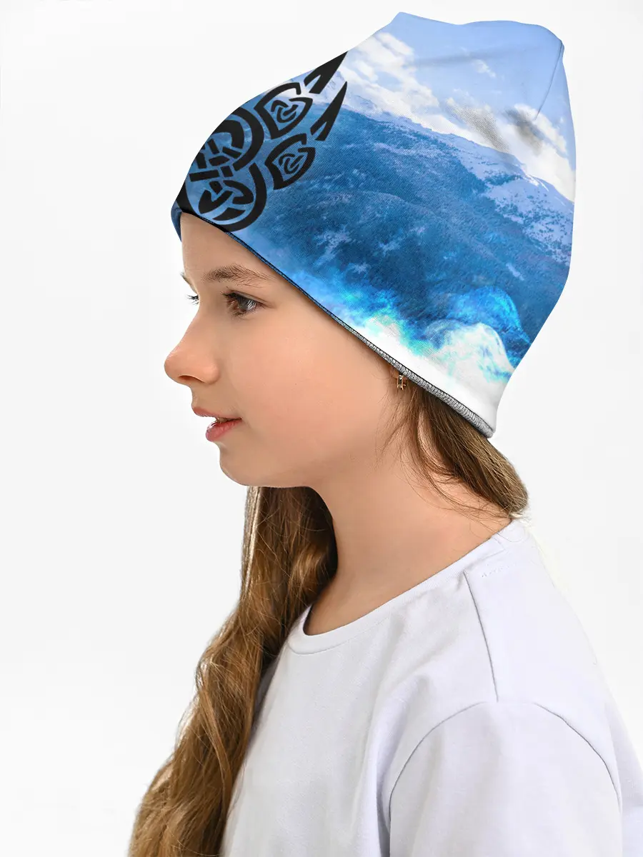 Детская шапка / Печать Велеса | Волчья лапа