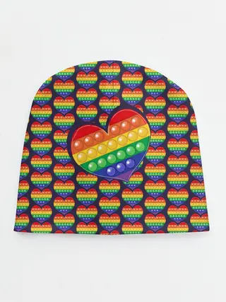 Детская шапка / Большое сердце ПОП-ИТа