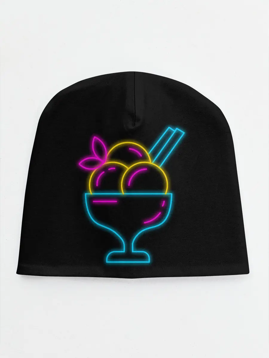 Детская шапка / Неоновый коктейль
