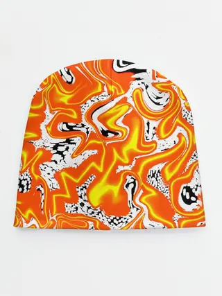 Детская шапка / Огненные разводы лавы