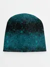 Детская шапка / Черно-синие блестки