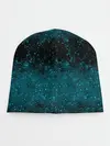 Детская шапка / Черно-синие блестки