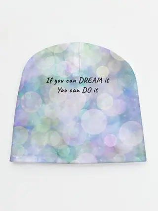 Детская шапка / Не мечтай - делай!