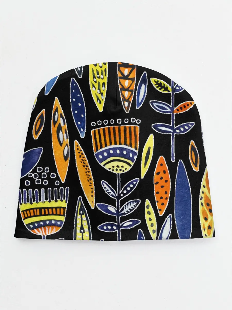 Детская шапка / вечные цветы фараона