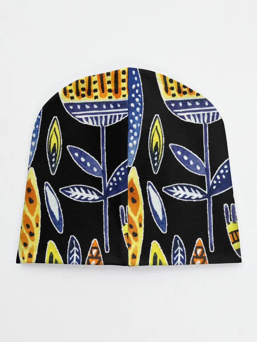 Детская шапка / вечные цветы фараона