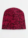 Детская шапка / Красно-черный абстрактный узор