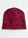 Детская шапка / Красно-черный абстрактный узор