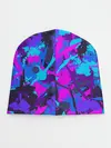 Детская шапка / Неоновые кляксы