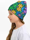 Детская шапка / Цветы и узоры - Калейдоскоп