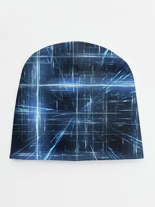 Детская шапка / Линии неона