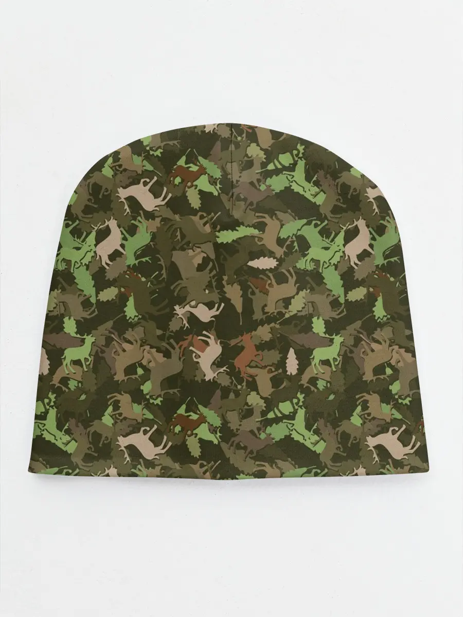 Детская шапка / Лоси в дубовом лесу