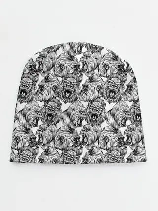 Детская шапка / Злые Гориллы - Паттерн