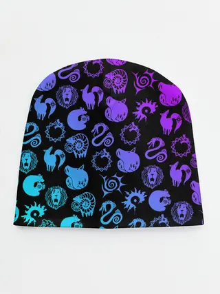 Детская шапка / 7 СМЕРТНЫХ ГРЕХОВ НЕОН ЭМБЛЕМЫ