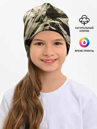 Детская шапка / Мягкая мятая бумага